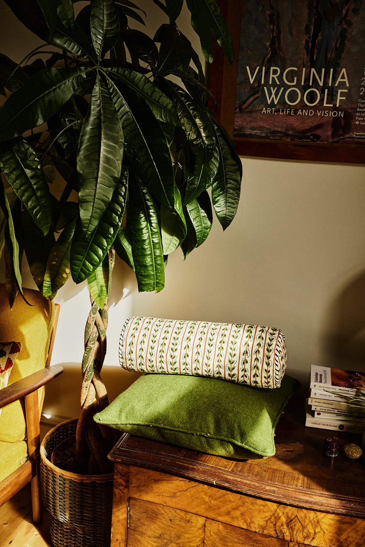 Bolster Cushion | Woolf in Dusky Blue
