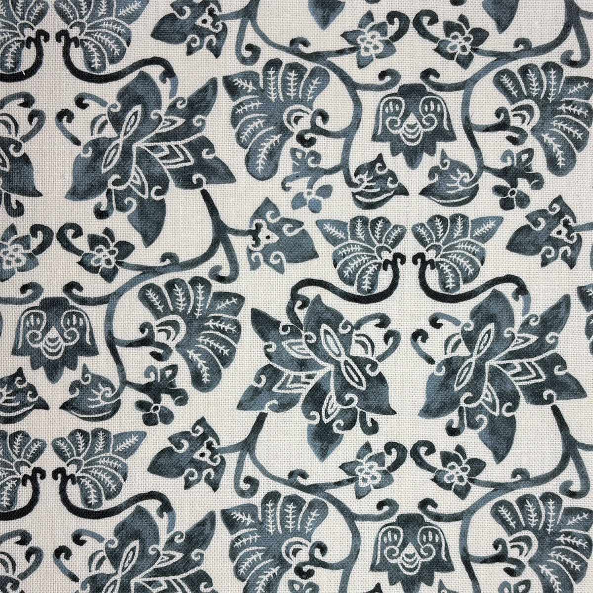 Batik Floral | Slate Blue