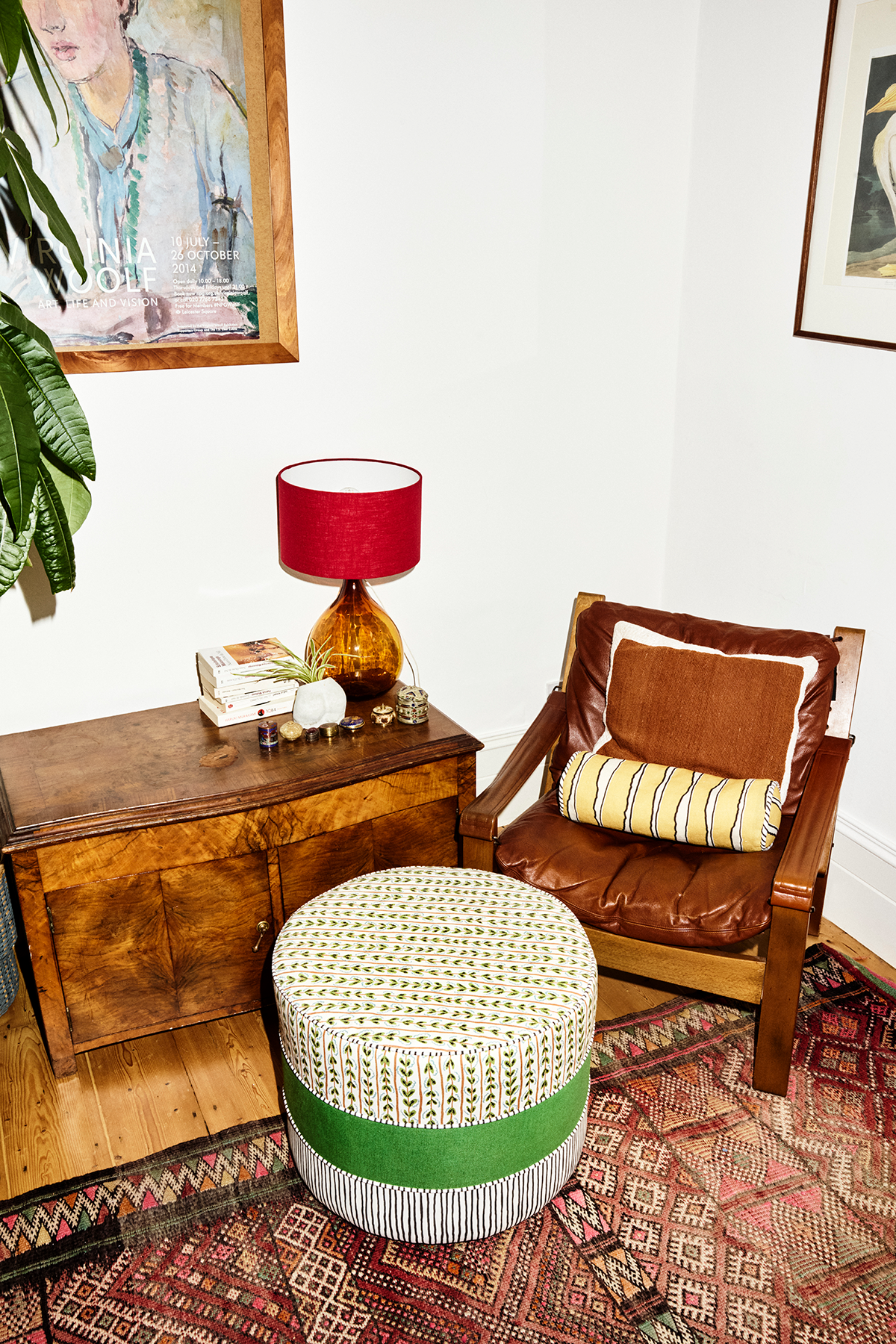 Bolster Cushion | Clive in Ochre