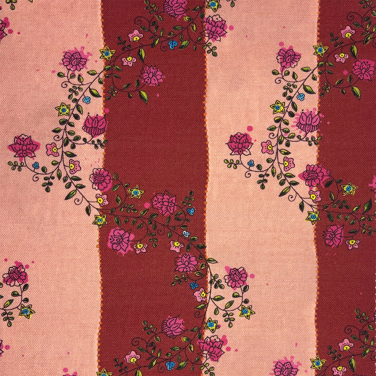 Vine Blots | Crimson & Fuchsia Blaze