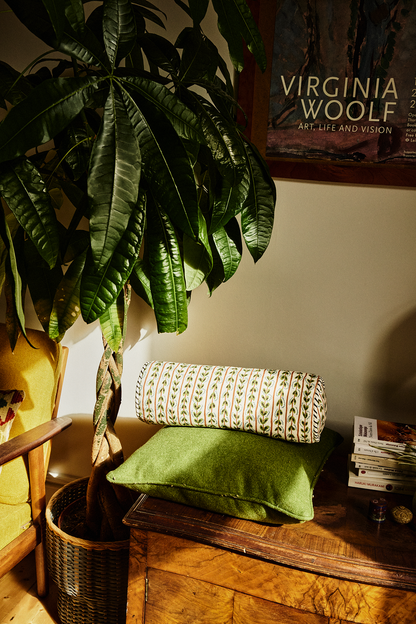 Bolster Cushion | Woolf in Dusky Blue