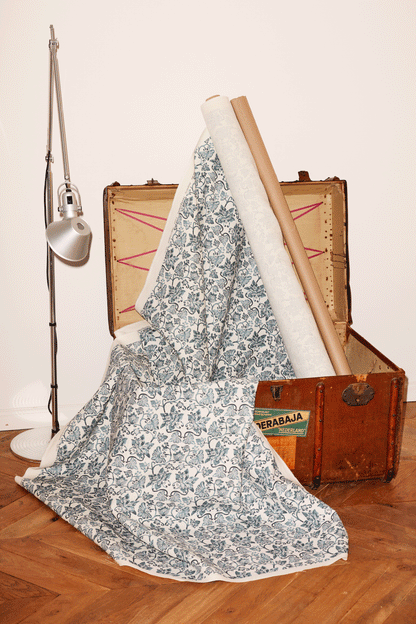 Batik Floral | Slate Blue