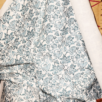 Batik Floral | Slate Blue