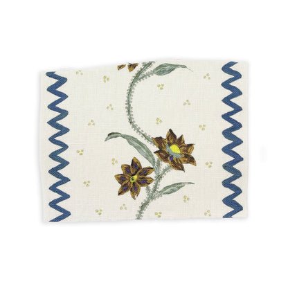 Floral Stripe | Midnight Truffle