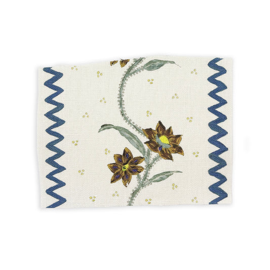 Floral Stripe | Midnight Truffle