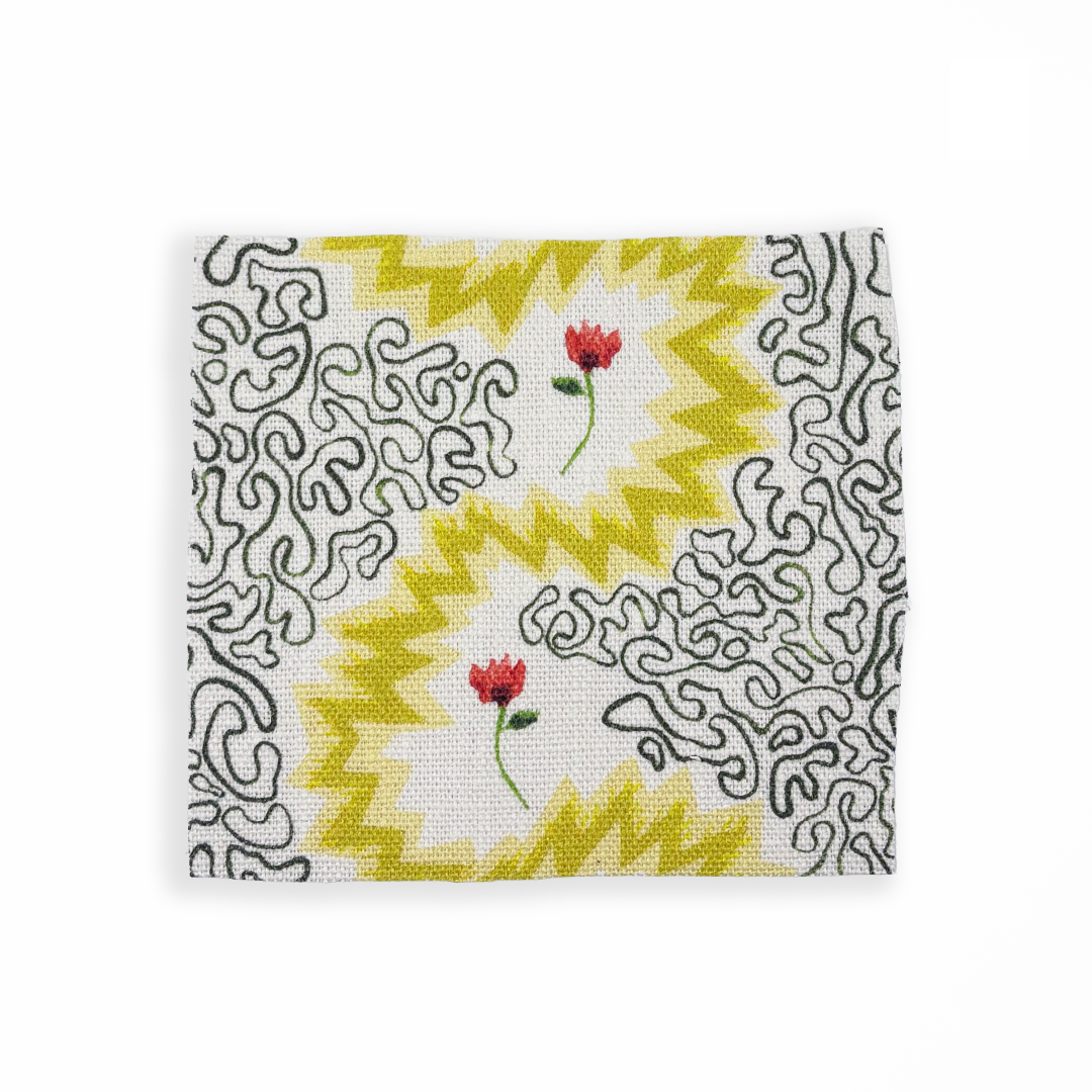 Floral Zigzag | Butterscotch Glow