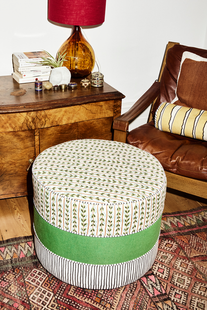 Ottoman | Woolf in Dusky Blue