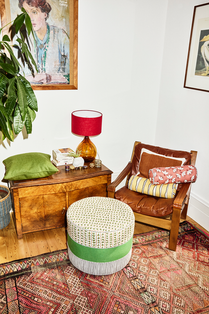 Ottoman | Woolf in Dusky Blue