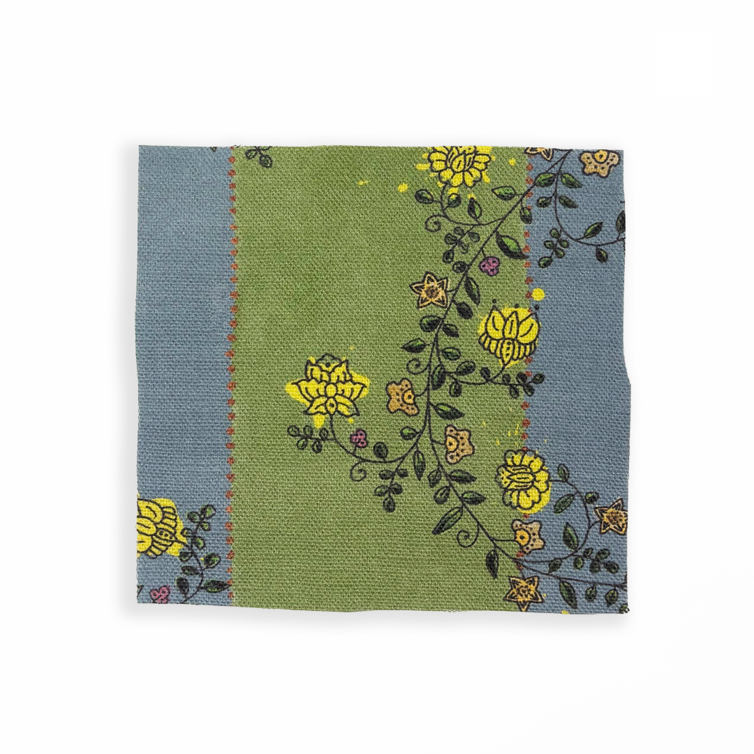 Vine Blots | Artichoke & Dusty Blue