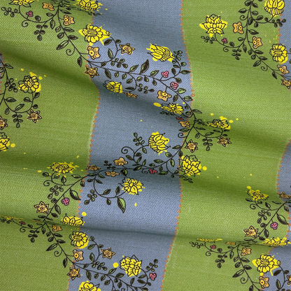 Vine Blots | Artichoke & Dusty Blue