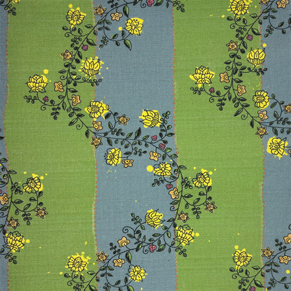 Vine Blots | Artichoke & Dusky Blue