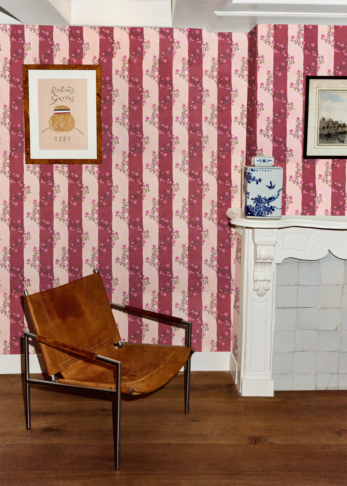 Vine Blots | Crimson & Fuchsia Blaze