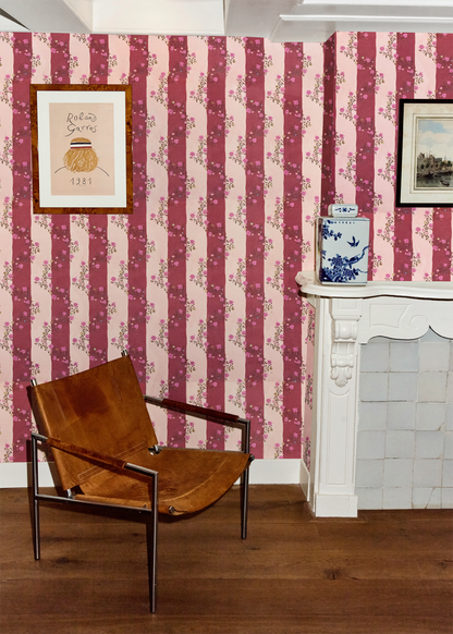 Vine Blots | Crimson & Fuchsia Blaze